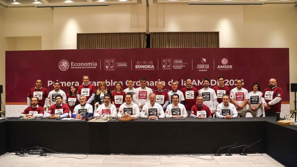 Sonora sede de la primera Asamblea Ordinaria de la Asociación Mexicana de Secretarios de Desarrollo Económico (AMSDE) 2025